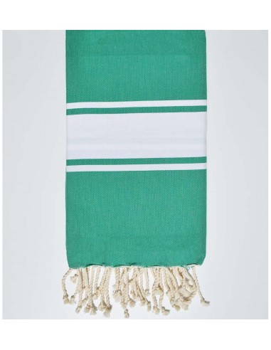 Fouta Plate vert malachite 